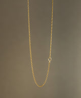 【ISOLATION / アイソレーション】silver925 Unisex Combination Long Necklace S (63cm) / ILN-0139G (GOLD)