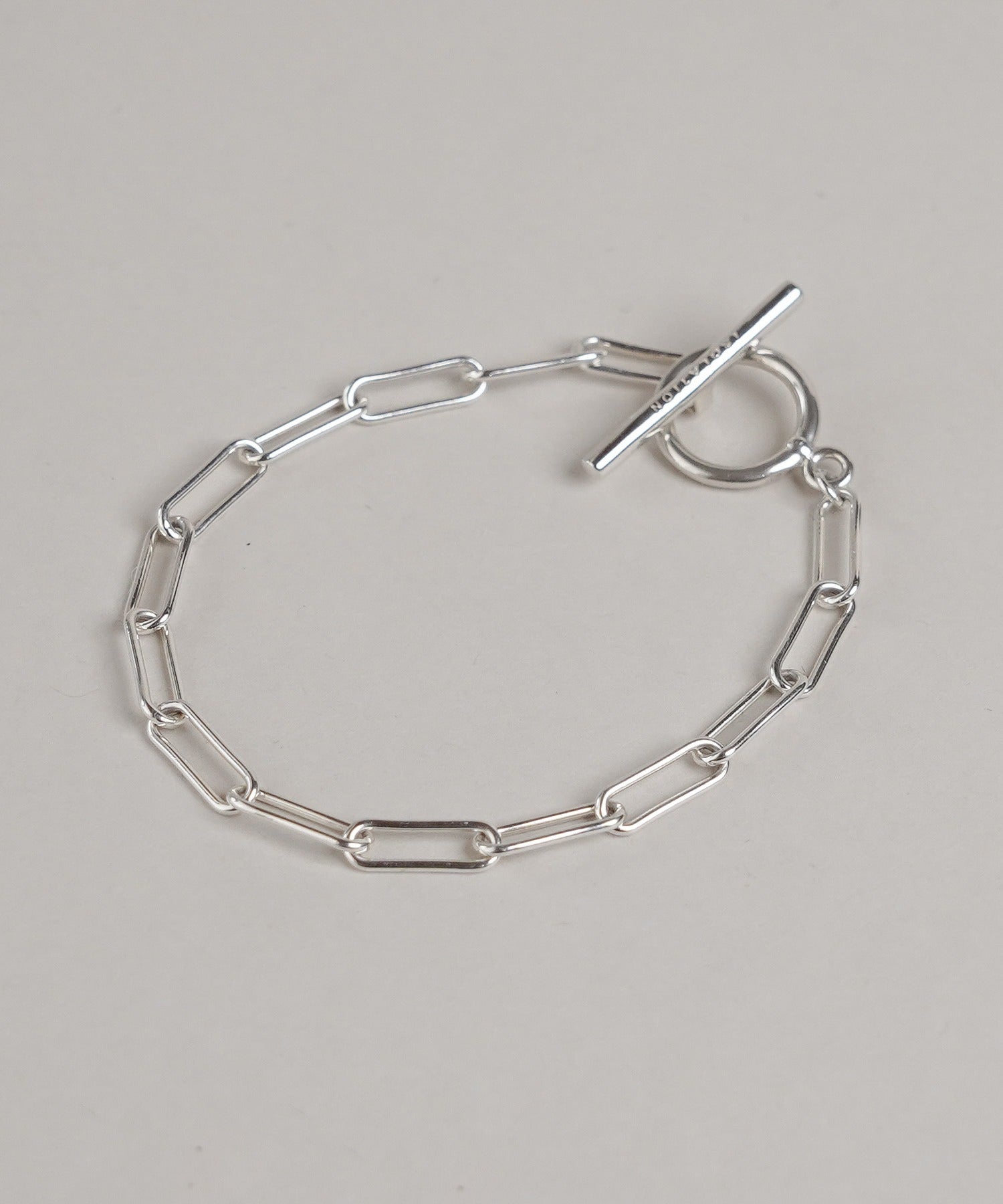 ISOLATION / アイソレーション】Silver925 Rectangle Chain Bracelet
