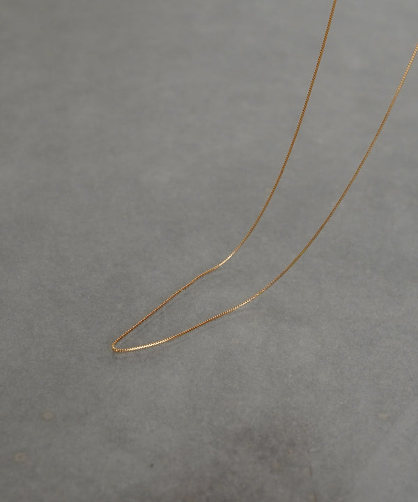 【ISOLATION / アイソレーション】K18 Venetian Chain Necklace（40cm) / ISGN-0101-K18