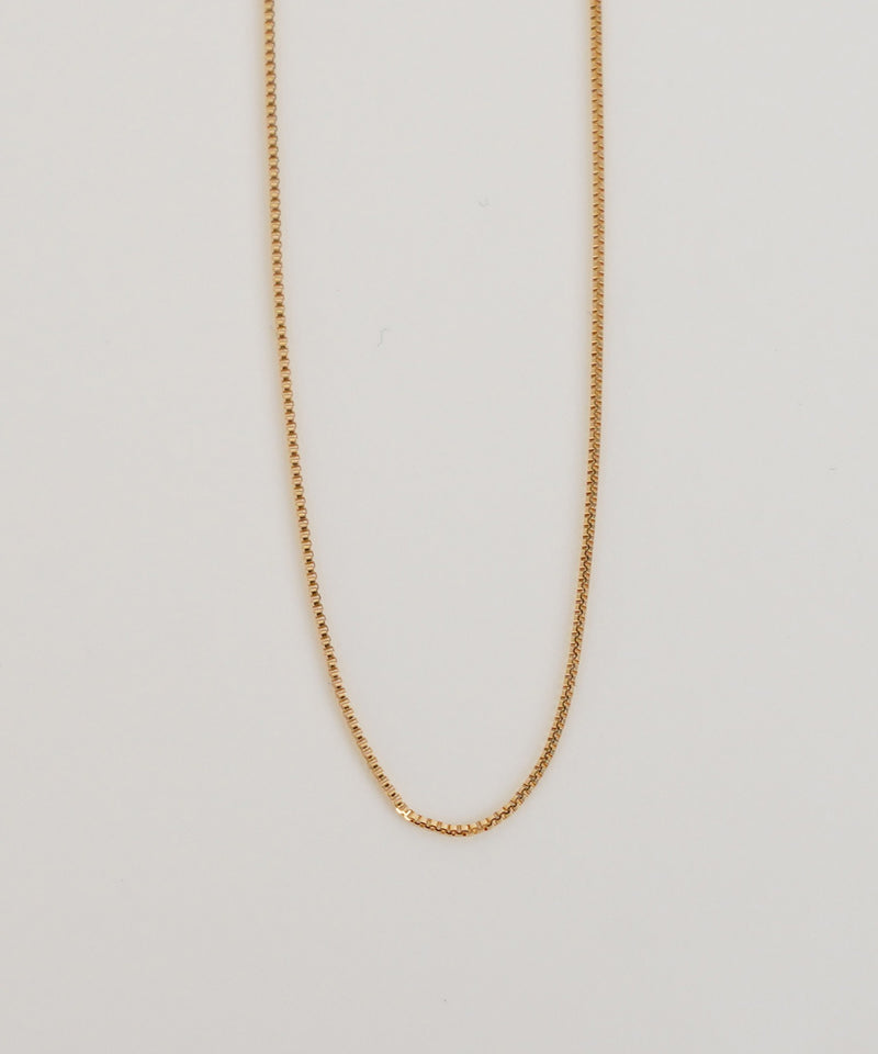 【ISOLATION / アイソレーション】K10 Venetian Chain Necklace（40cm) / ISGN-0101-K10