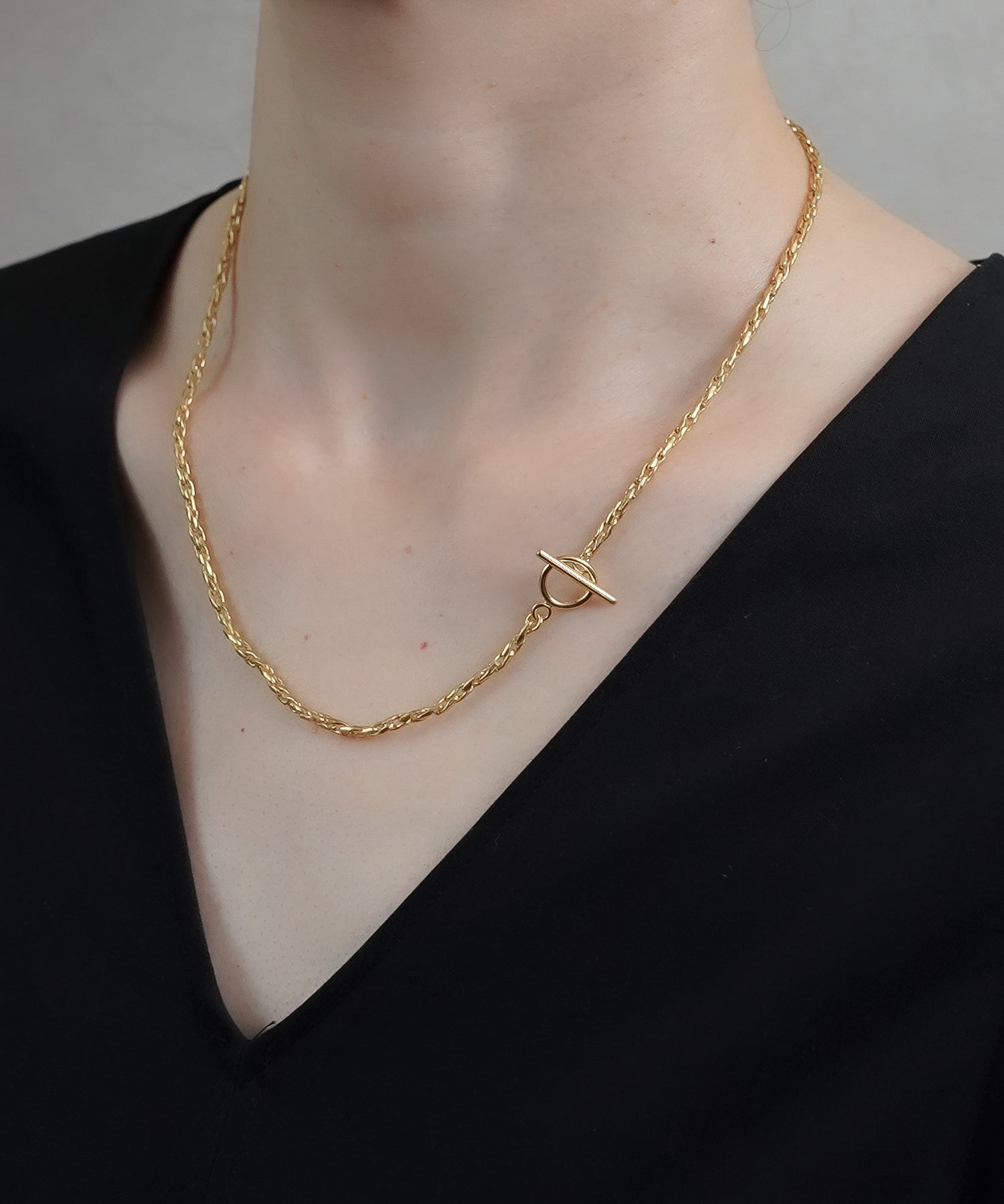 ISOLATION / アイソレーション】SV925 Twist Chain Necklace (45cm
