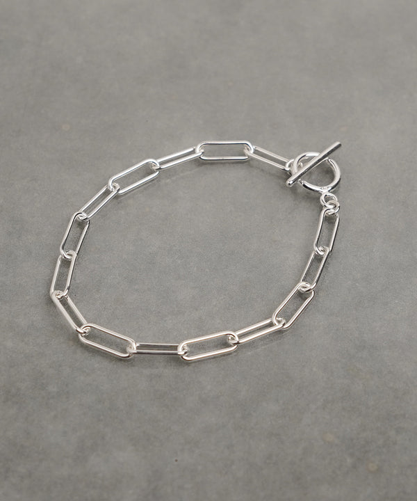 【ISOLATION / アイソレーション】Silver925  Rectangle Chain Bracelet (17cm,19cm) / ILB-0129