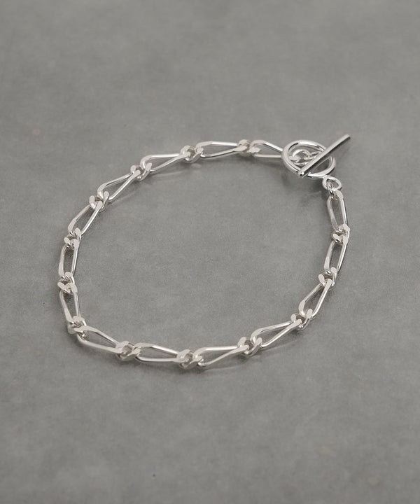【ISOLATION / アイソレーション】Silver925  Figaro Chain Bracelet (16.5cm,18.5cm) / ILB-0128