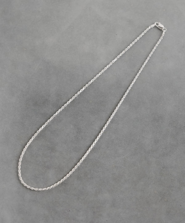 【ISOLATION / アイソレーション】Silver925  French Rope Chain Necklace (40cm,45cm) / ILN-0152
