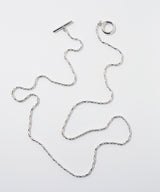 【ISOLATION / アイソレーション】SV925 Twist Chain Long Necklace (70cm) / ISN-0111