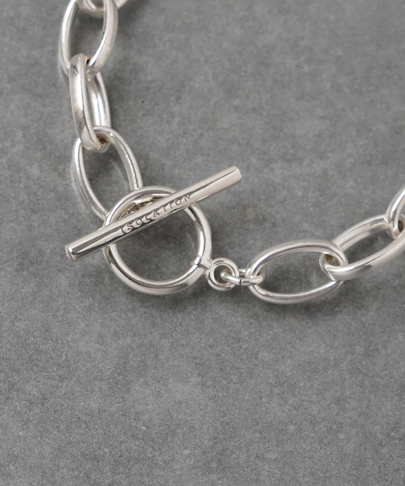 【ISOLATION / アイソレーション】Silver925 Oval Chain Bracelet / ISB-0109