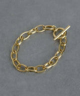 【ISOLATION / アイソレーション】Silver925 Oval Chain Bracelet / ISB-0109G