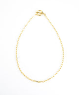 【ISOLATION / アイソレーション】SV925 Cut Chain Necklace (40cm) / ISN-0105G