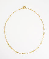【ISOLATION / アイソレーション】SV925 Rectangle Chain Long Necklace (60cm) / ISN-0102G