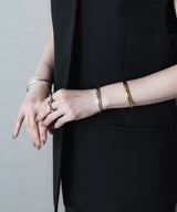 【ISOLATION / アイソレーション】Bold Curve Bangle /ISB-0302G(GOLD)
