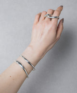 【ISOLATION / アイソレーション】Bold Curve Bangle /ISB-0302(SILVER)