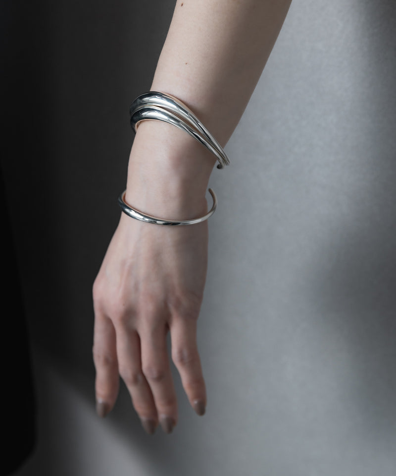 【ISOLATION / アイソレーション】Bold Curve Bangle /ISB-0302(SILVER)