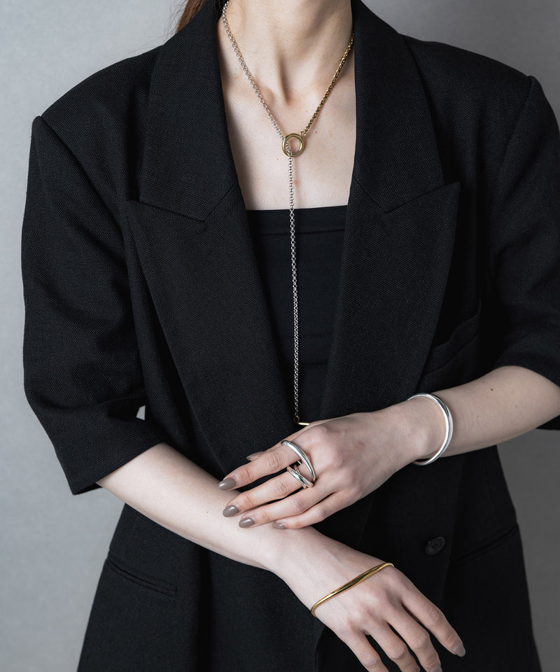 【ISOLATION / アイソレーション】Curve Palm Bangle / ISB-0301G