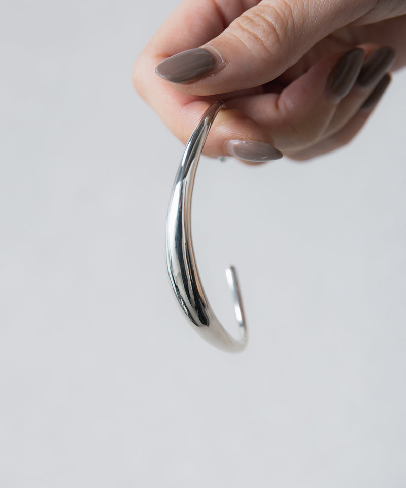 【ISOLATION / アイソレーション】Bold Curve Bangle /ISB-0302(SILVER)
