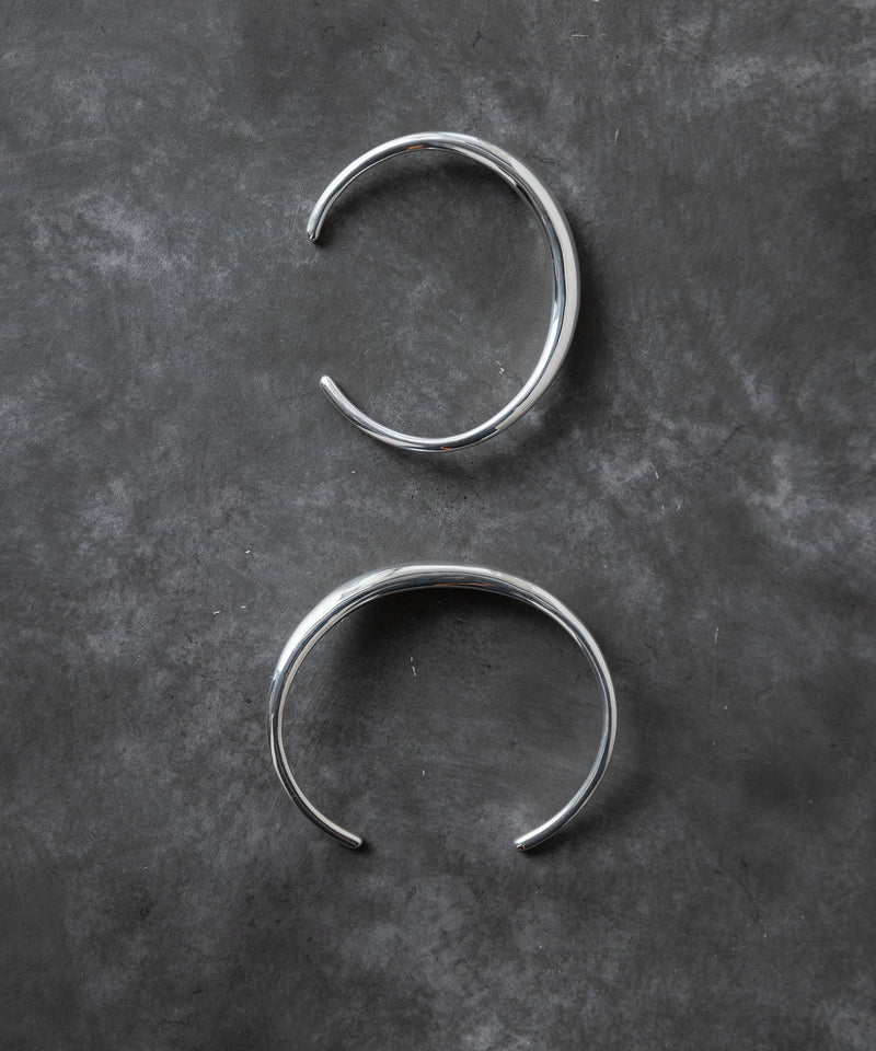 【ISOLATION / アイソレーション】Bold Curve Bangle /ISB-0302(SILVER)