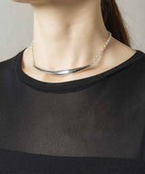 【ISOLATION / アイソレーション】Bold Curve Choker /ISC-0301(SILVER)