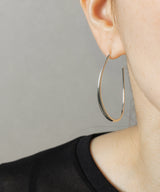 【ISOLATION / アイソレーション】Minimal Curve Hoop/ISP-0308(SILVER)