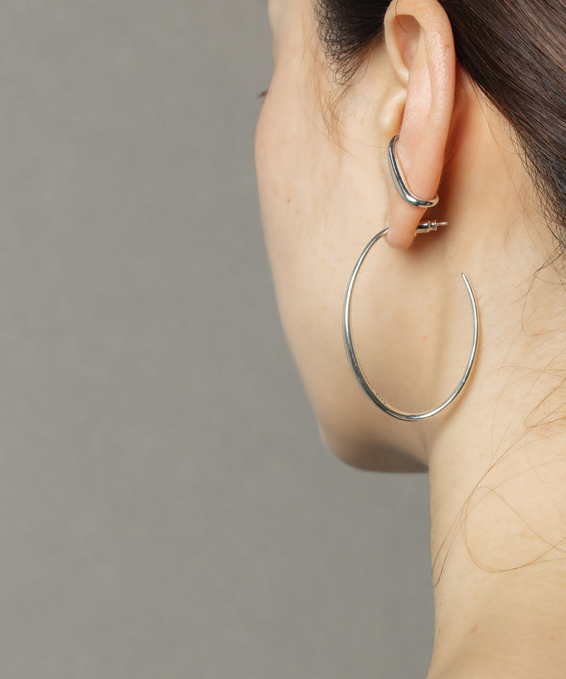 【ISOLATION / アイソレーション】Minimal Curve Hoop/ISP-0308(SILVER)