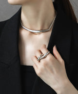 【ISOLATION / アイソレーション】Bold Curve Choker /ISC-0301(SILVER)