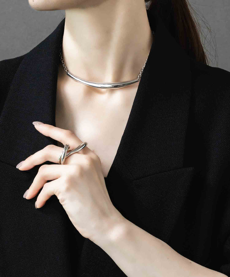 【ISOLATION / アイソレーション】Curve Choker /ISC-0302(SILVER)