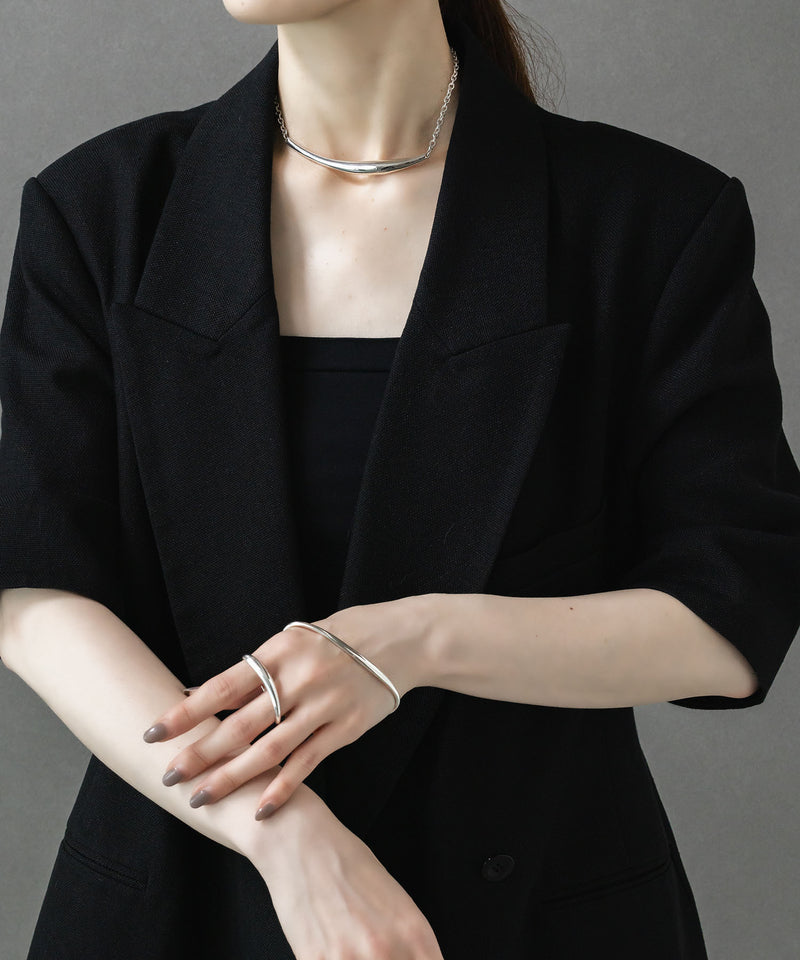 【ISOLATION / アイソレーション】Bold Curve Choker /ISC-0301(SILVER)