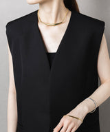 【ISOLATION / アイソレーション】Bold Curve Choker /ISC-0301G(GOLD)