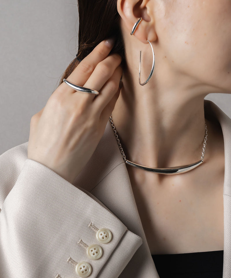 【ISOLATION / アイソレーション】Bold Curve Choker /ISC-0301(SILVER)