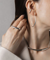 【ISOLATION / アイソレーション】Minimal Curve Hoop/ISP-0308(SILVER)