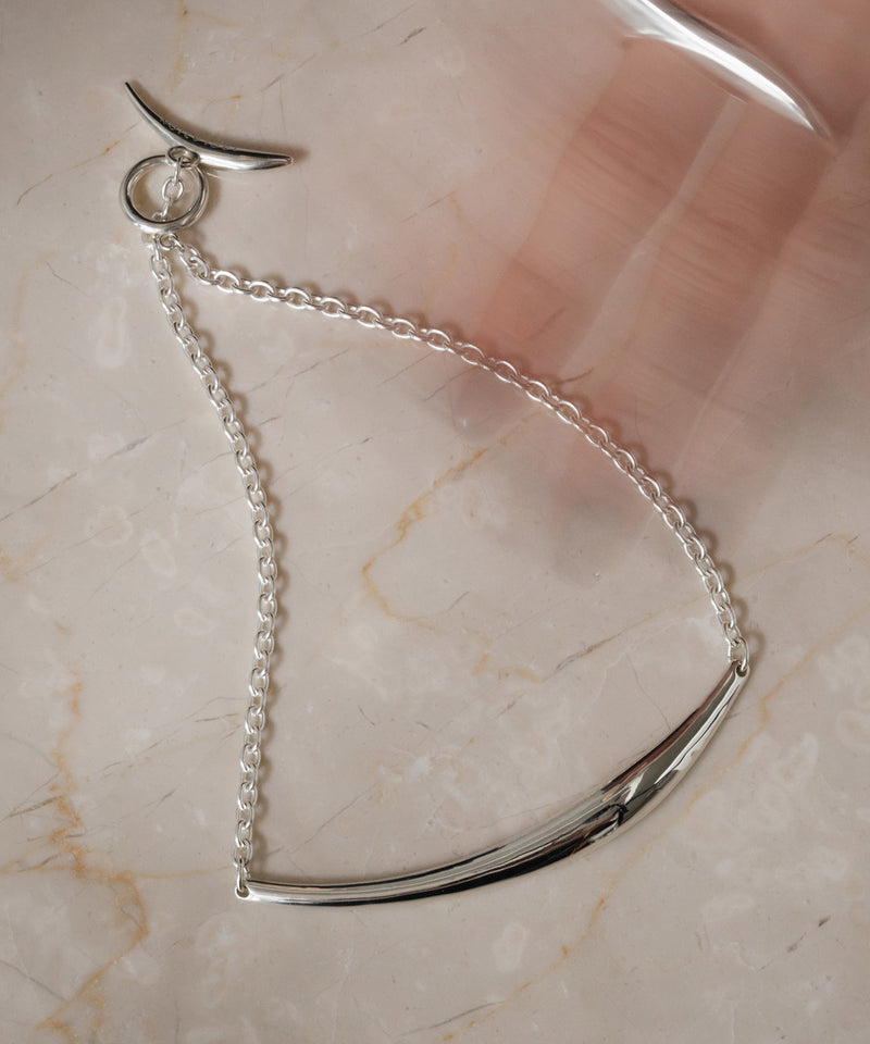 【ISOLATION / アイソレーション】Bold Curve Choker /ISC-0301(SILVER)