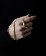 【ISOLATION / アイソレーション】Curve Palm Bangle / ISB-0301G