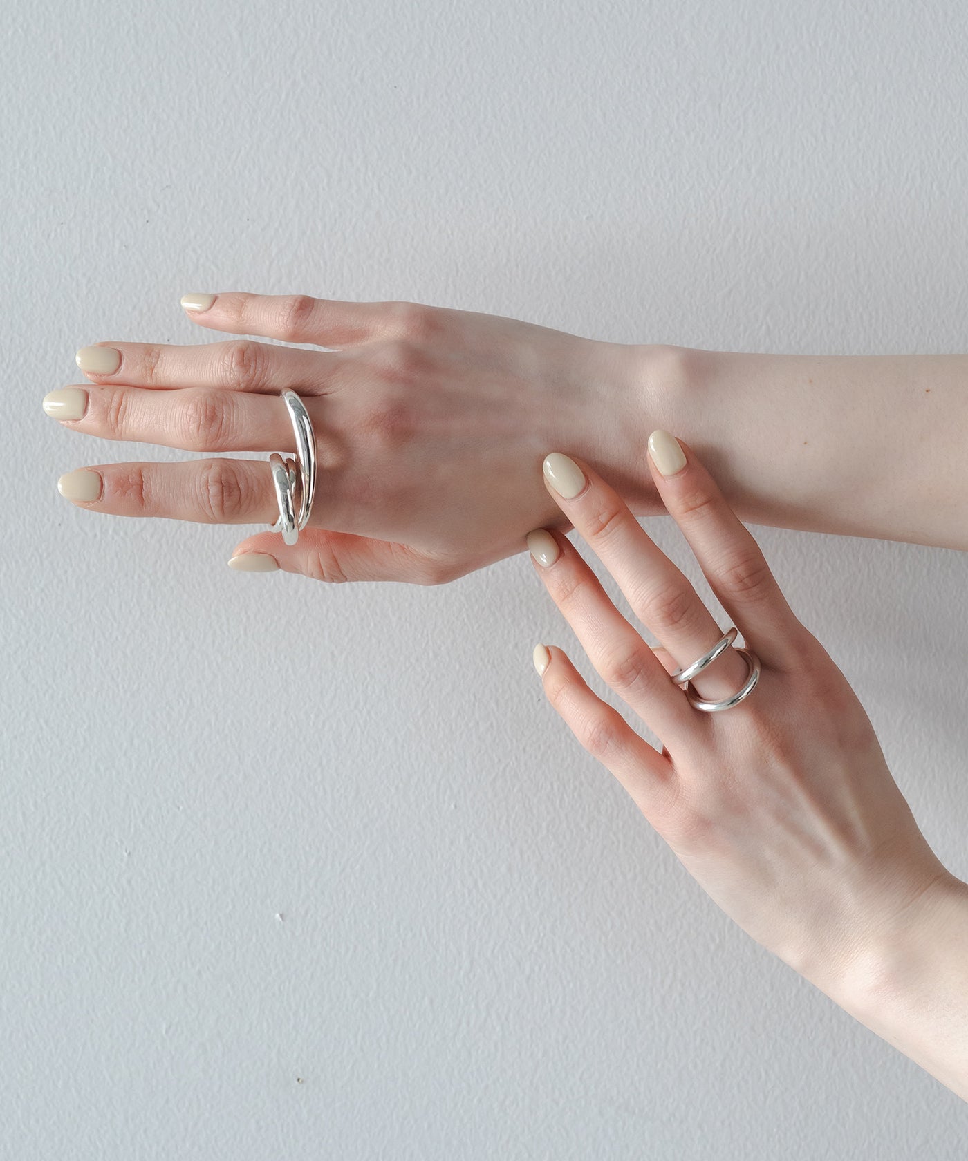 ISOLATION / アイソレーション】Curve Double Finger Ring / ISR-0213G