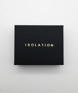 【ISOLATION / アイソレーション】Silver925 Curve Chain Necklace（40cm) (K18gp) /ILN-0155G
