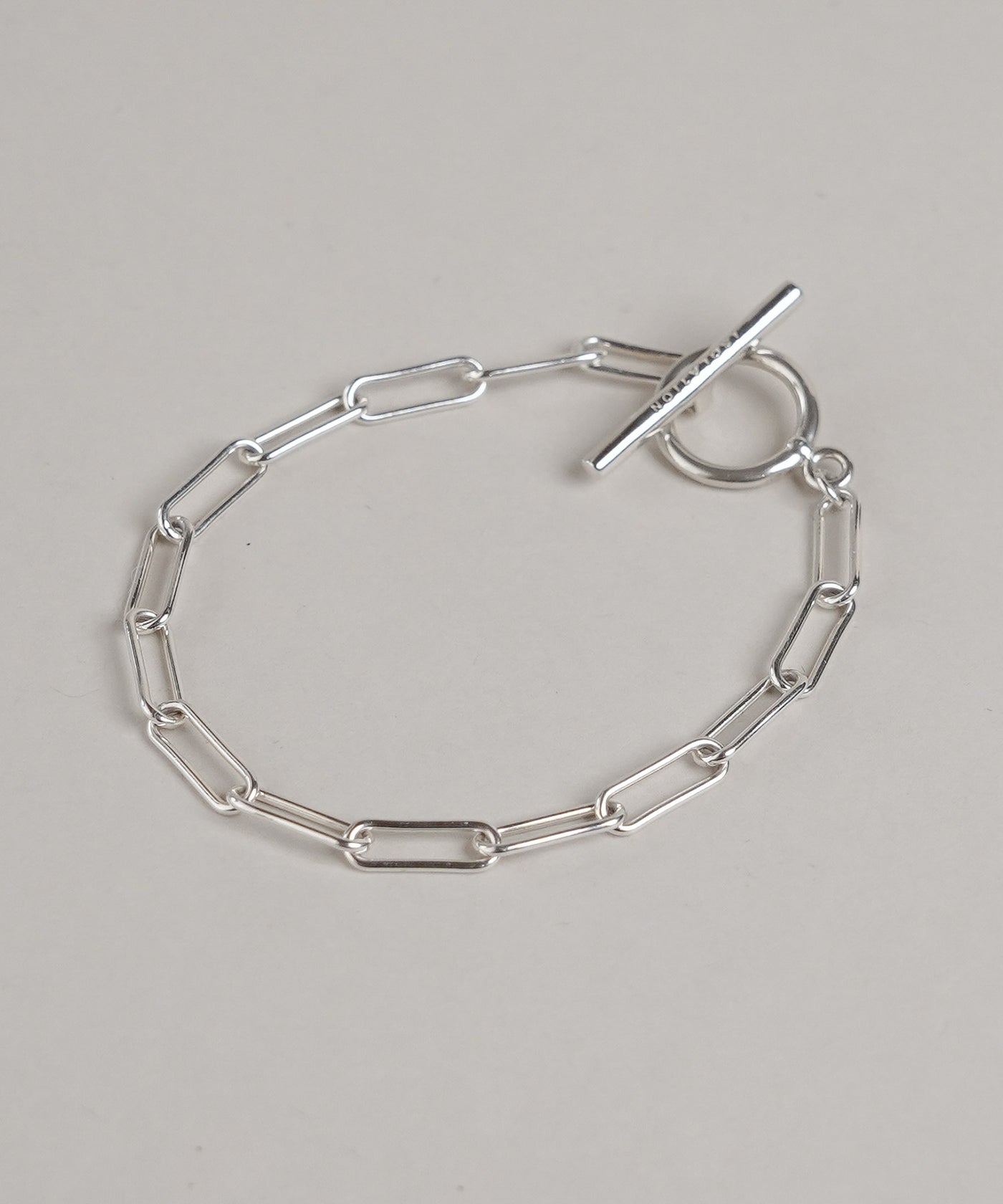 ISOLATION / アイソレーション】Silver925 Rectangle Chain Bracelet