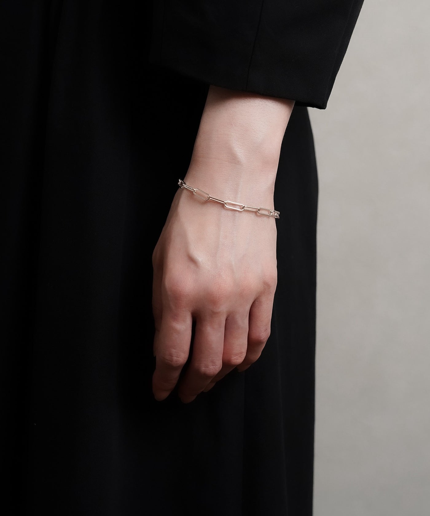 ISOLATION / アイソレーション】Silver925 Rectangle Chain Bracelet