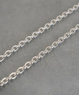 【ISOLATION / アイソレーション】Silver925 Oval Chain Necklace L SILVER×GOLD（50cm）/	ISN-0142SG