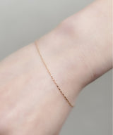 【ISOLATION / アイソレーション】K10 Twist Chain Bracelet(16cm) / ISGB-0101-K10