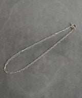 【ISOLATION / アイソレーション】Silver925 Figaro Chain Necklace  (45cm) / 	ISN-0141
