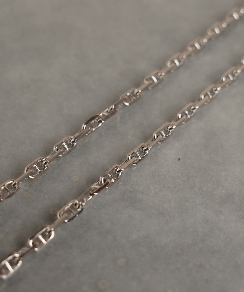 【ISOLATION / アイソレーション】silver925 Anchor Chain Necklace  (40cm / 45cm) / ISN-0140P