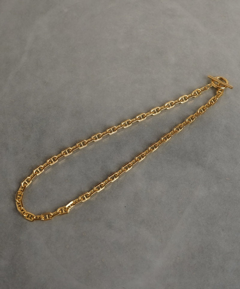 【ISOLATION / アイソレーション】silver925 Anchor Chain Necklace (K18gp) (41cm) / ISN-0139G