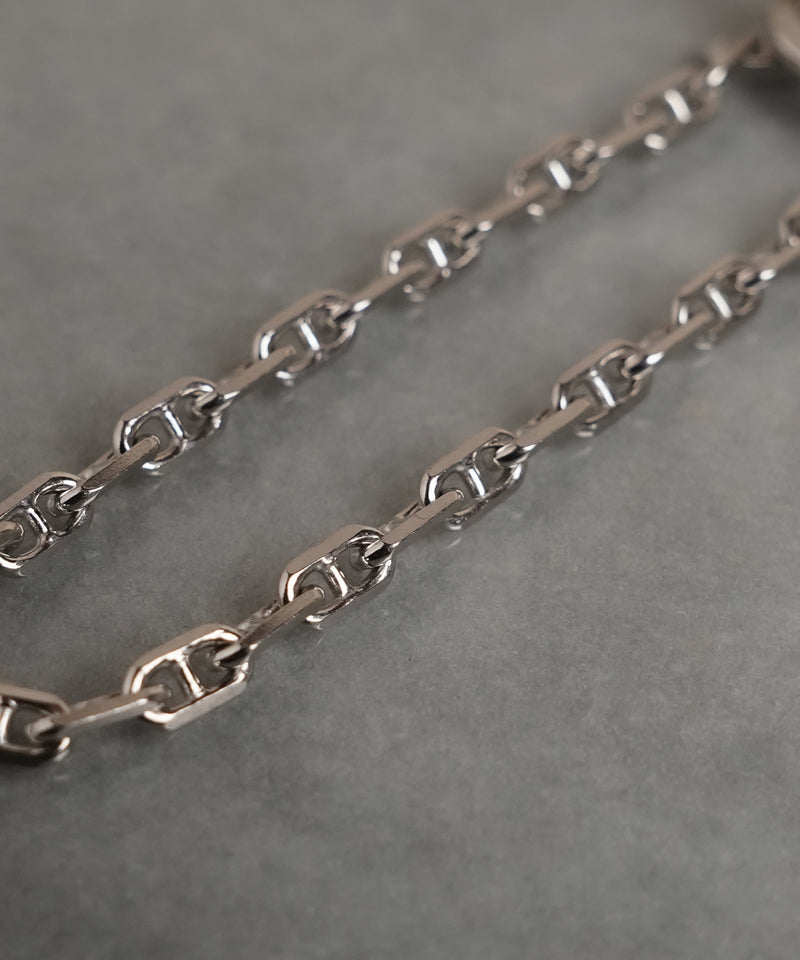 【ISOLATION / アイソレーション】silver925 Anchor Chain Bracelet (PTコーティング) / ISB-0121P