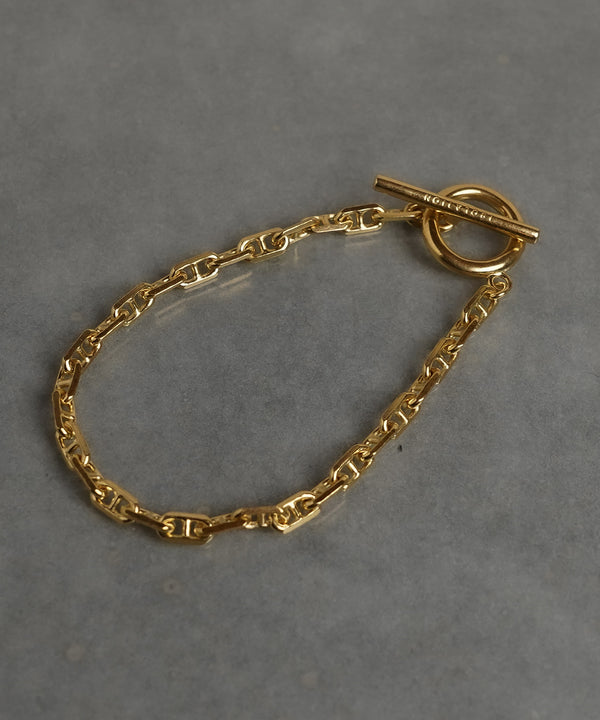 【ISOLATION / アイソレーション】silver925 Anchor Chain Bracelet (K18gp) / ISB-0121G