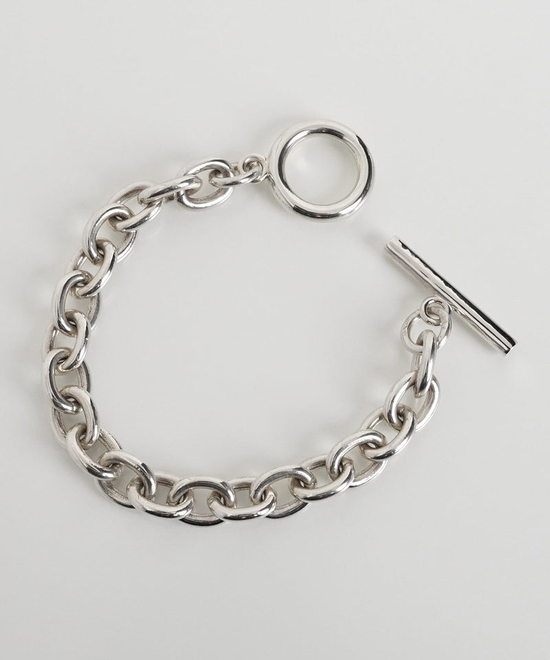 予約販売【ISOLATION / アイソレーション】Oval Chain Bracelet / ISB-0112-L