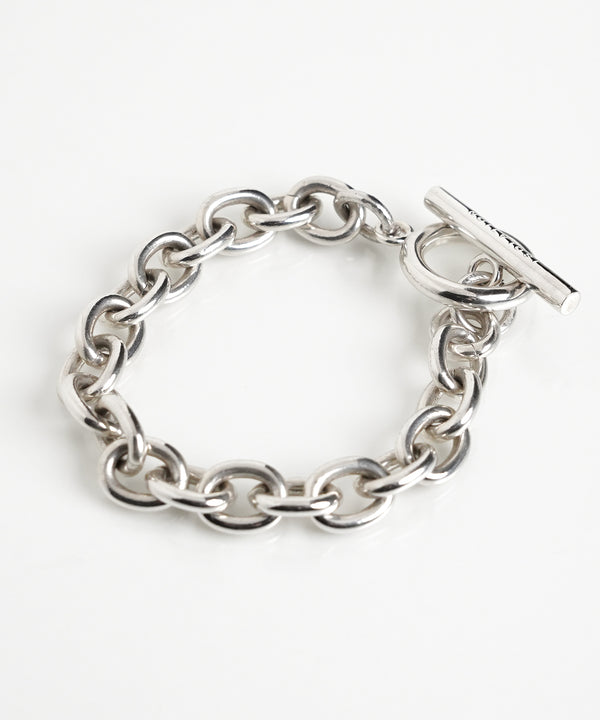 予約販売【ISOLATION / アイソレーション】Oval Chain Bracelet / ISB-0112-M