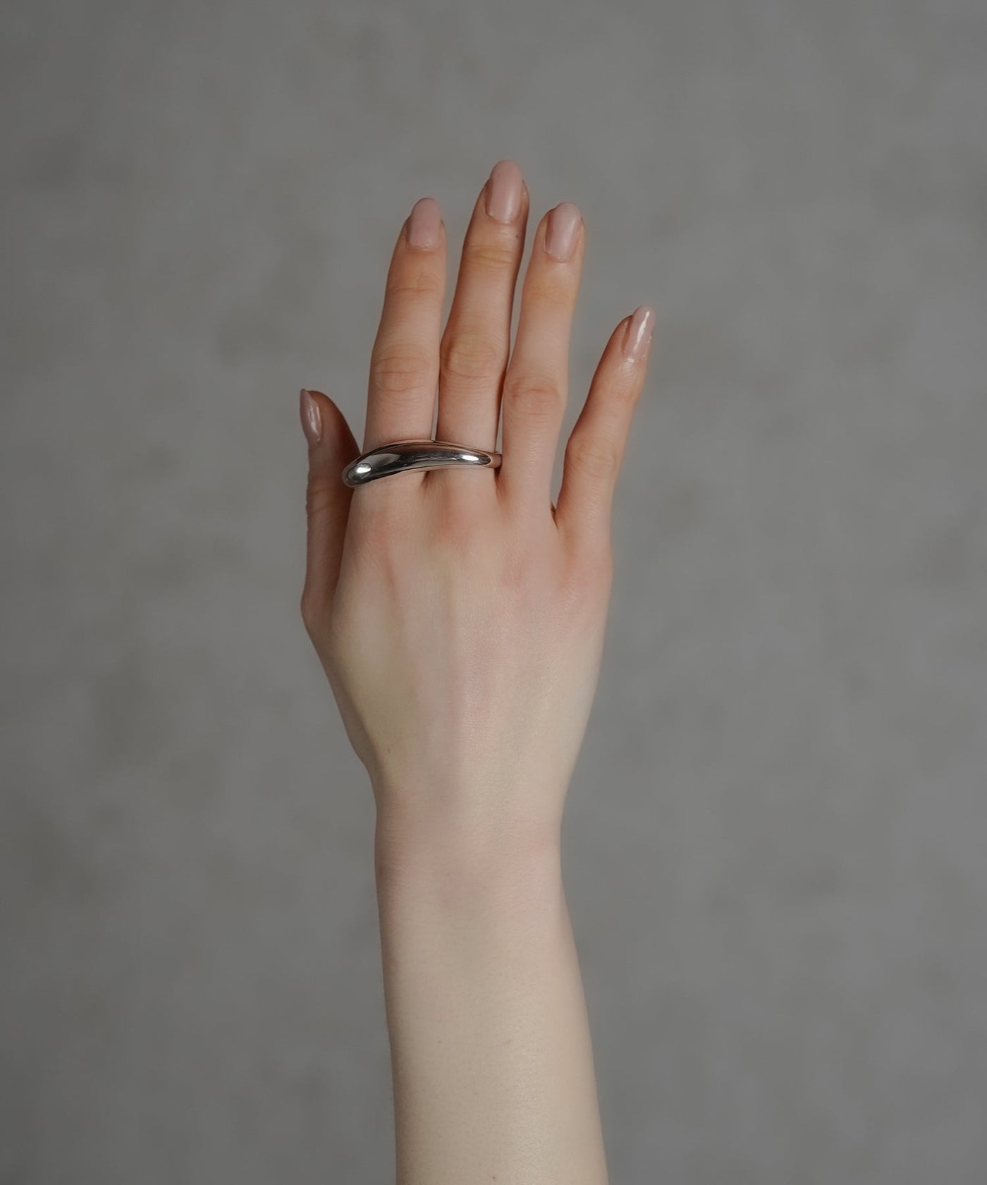 ISOLATION / アイソレーション】Curve Double Finger Ring / ISR-0212G
