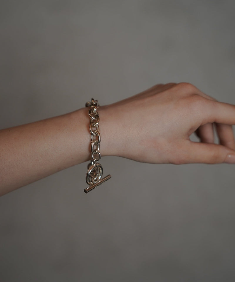 予約販売【ISOLATION / アイソレーション】Oval Chain Bracelet / ISB-0112-L