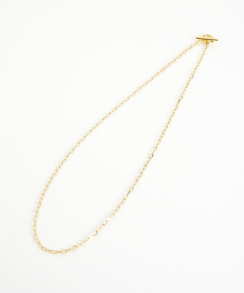 【ISOLATION / アイソレーション】SV925 Cut Chain Necklace (60cm) / ISN-0106G