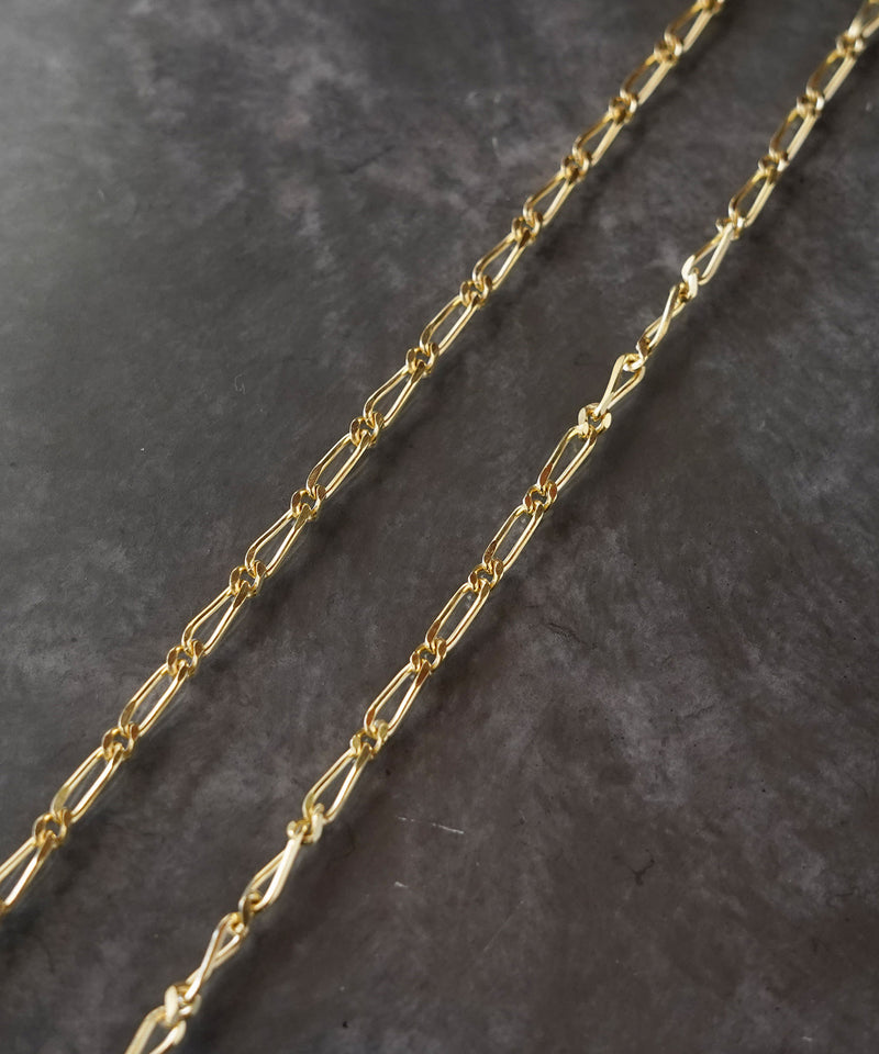 【ISOLATION / アイソレーション】SV925 Figaro Chain Long Necklace 74cm / ISN-0112G