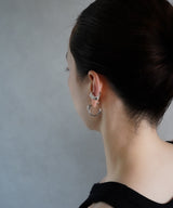 【ISOLATION / アイソレーション】Sculpture Hoop Pierce 02 /ISP-0307G(GOLD)