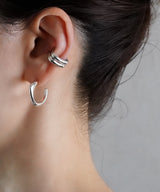【ISOLATION / アイソレーション】Sculpture Hoop Pierce 02 /ISP-0307G(GOLD)
