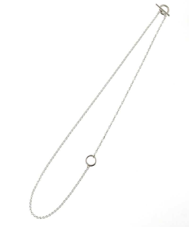 【ISOLATION / アイソレーション】SV925 Unisex Combination Long Necklace M (65cm) / ISN-0132 (SILVER)